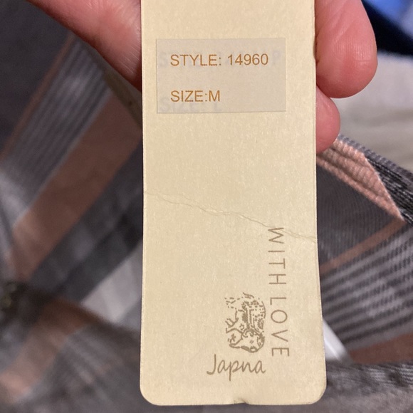 SOLD NWT Japna Tie Blouse- Gift with Purchase - Picture 5 of 5